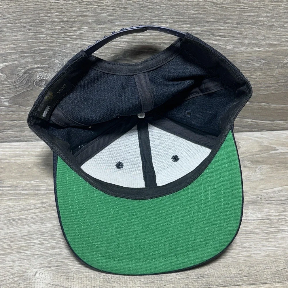 U.S. Navy Hat Cap Snap Back One‎ Size Black SCPO Retired Eagle Crest Patch Mens